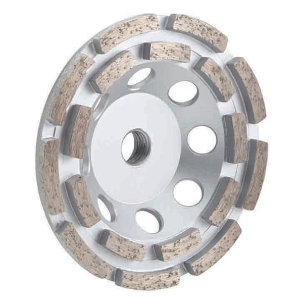 Ox Tools Ultimate Double Row Cup Wheel, Diameter: 4.5'' / 114mm, 11 Threaded Arbor, Bore: 5/8'' / 15mm OX-UCDTA-4.5 - main
